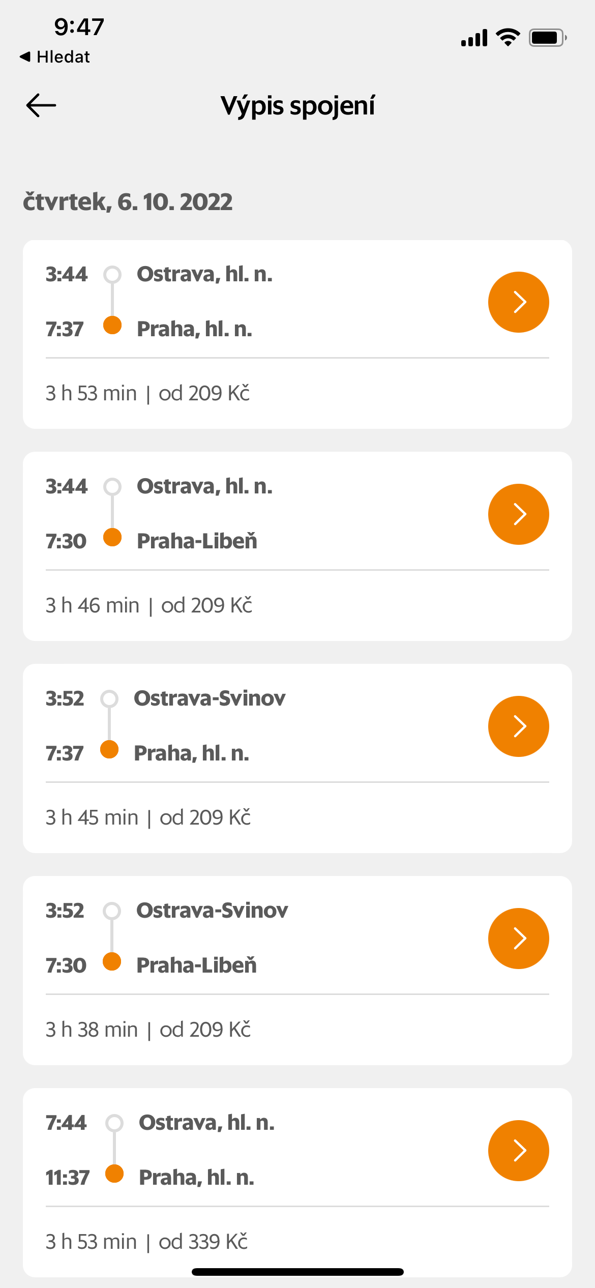 Mobilní Aplikace Leo Express
